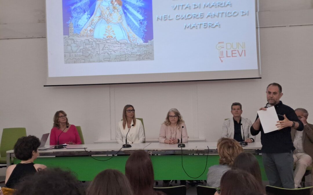 Gli studenti del Liceo Artistico Duni-Levi di Matera realizzano le installazioni per l’Ottavario: “La luminosa vita di Maria nel cuore antico di Matera”, progetto in collaborazione con l’Associazione Maria SS. della Bruna