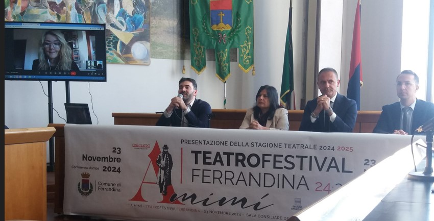 “Teatro Festival Ferrandina-A Mimì” presentata la stagione 2024/25: 13 spettacoli, grandi attori e un’attenzione speciale per i più giovani